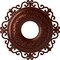Ekena Millwork Orrington Ceiling Medallion (Fits Canopies up to 6 1/4"), 22"OD x 6 1/4"ID x 1 3/4"P, Antique Copper CM22ORACS - alternate 1
